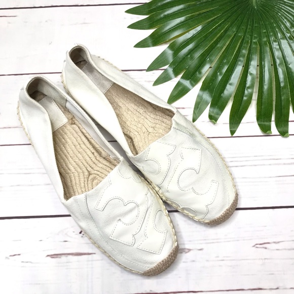 Tory Burch Shoes - • Tory Burch • sz 10.5 Lonnie logo espadrilles
